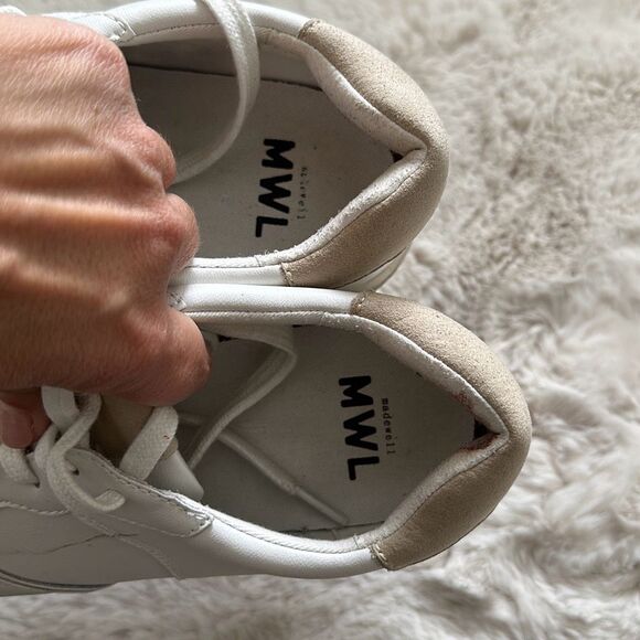 Madewell Court Sneakers in Colorblock Leather and Suede Size 11.5 - Picture 8 of 9